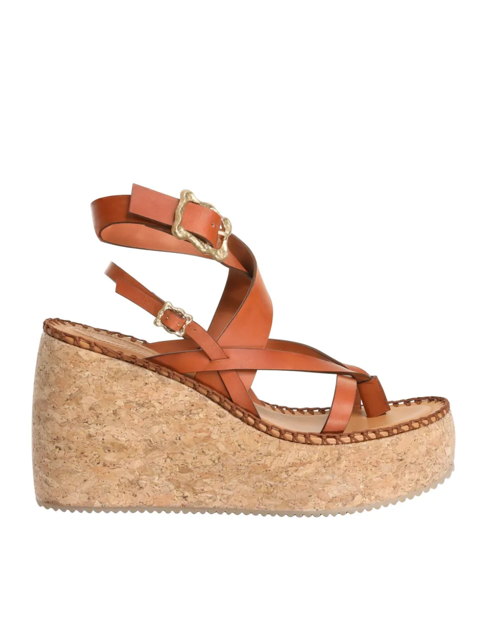 Multi-Strap Sandal Wedge