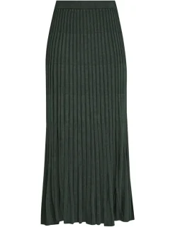Pleated Midi Skirt