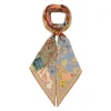 Printed Silk Neck Scarf
