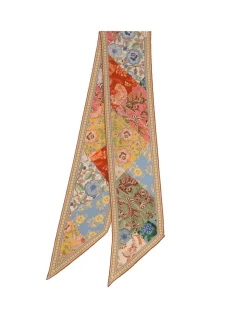 Printed Silk Neck Scarf