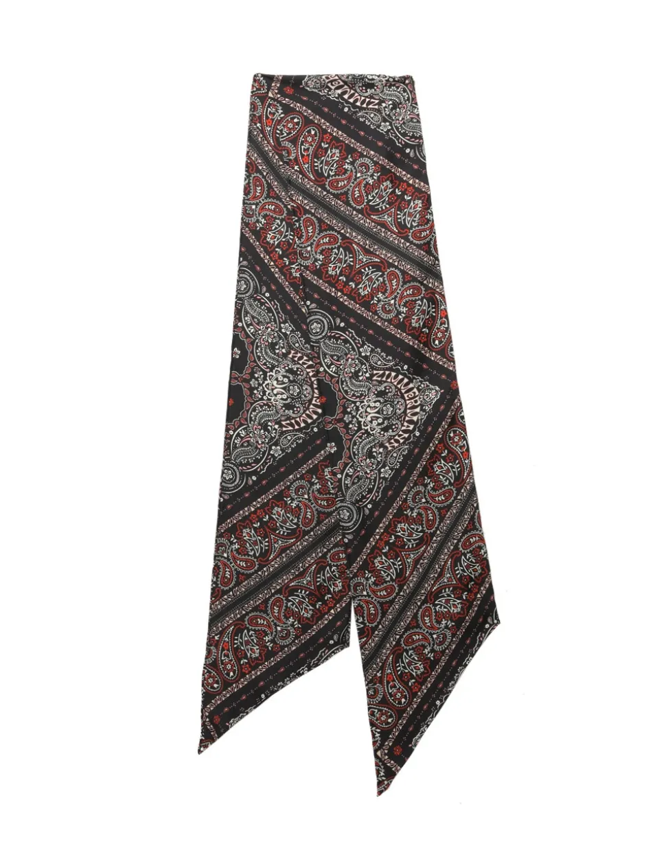 Printed Silk Neck Scarf