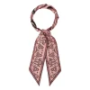 Printed Silk Ribbon Scarf