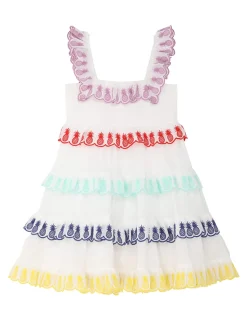 Raie Shirred Picnic Dress