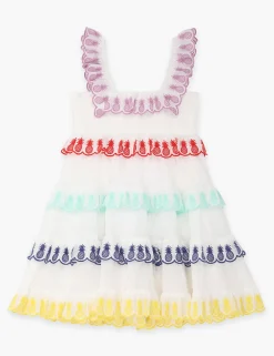 Raie Shirred Picnic Dress