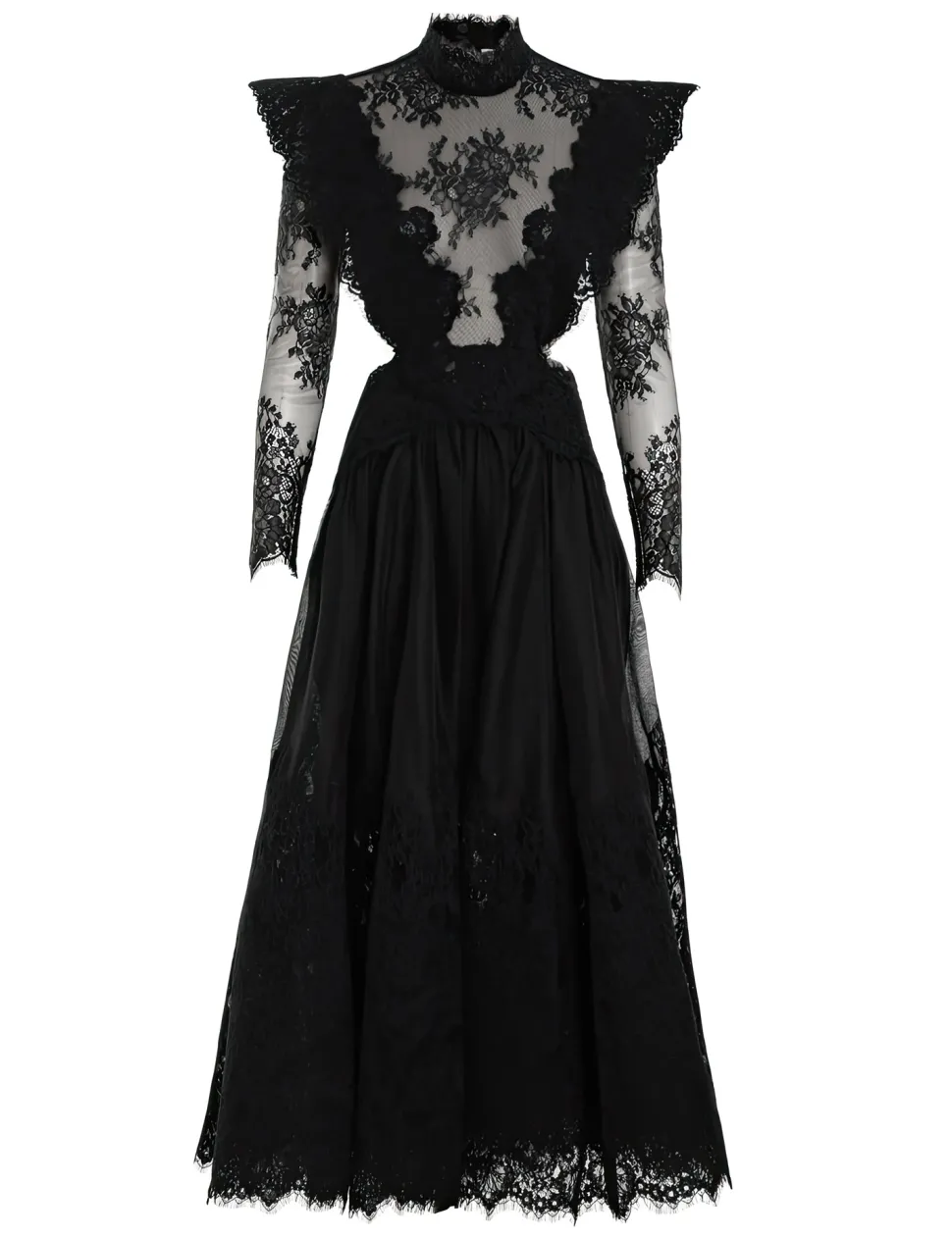 Sensory Lace Yoke Gown