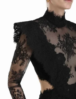 Sensory Lace Yoke Gown