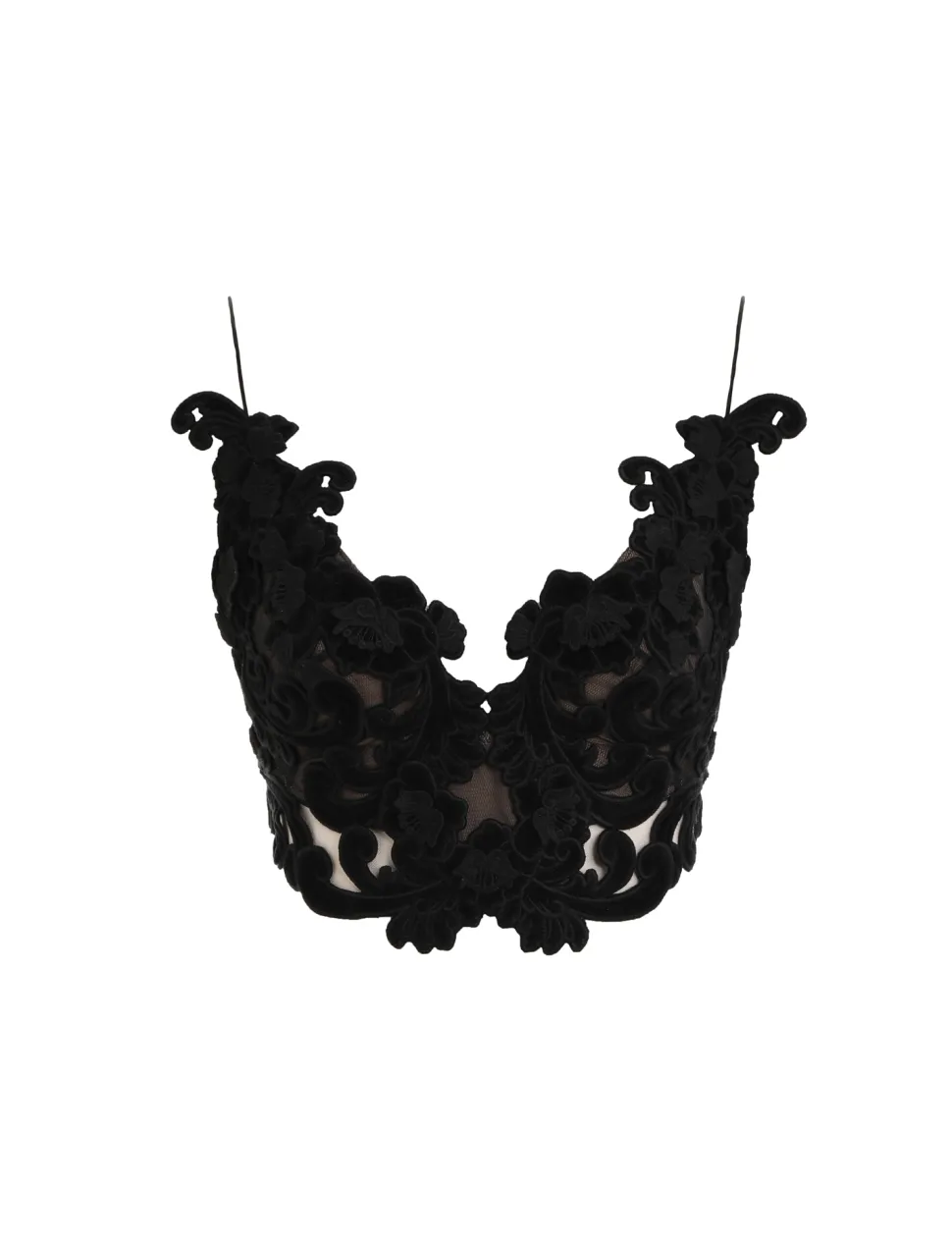 Sensory Velvet Lace Bodice