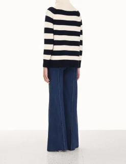 Striped Roll Neck Sweater