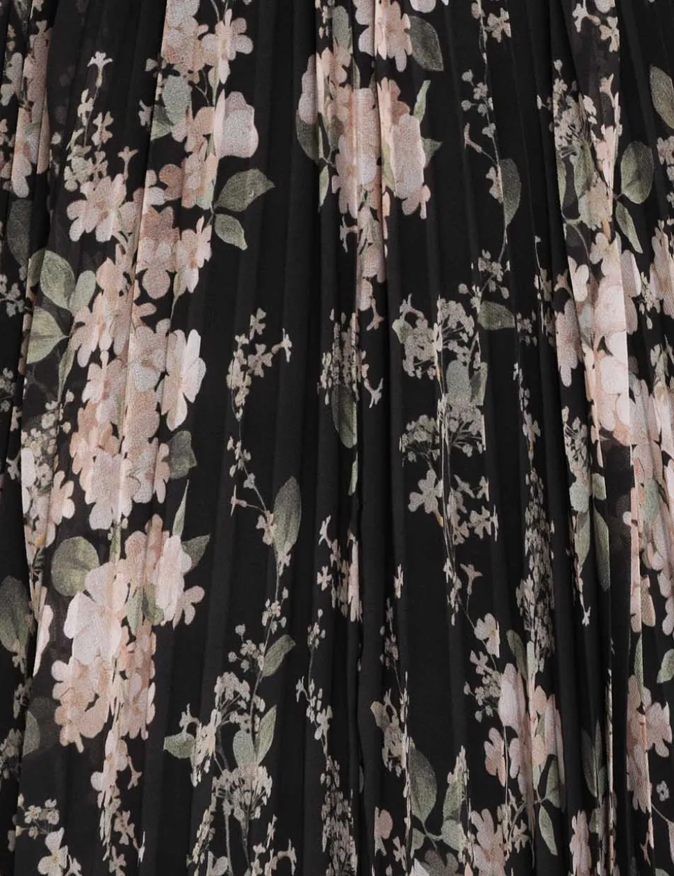 Sunray Pleated Midi Dress