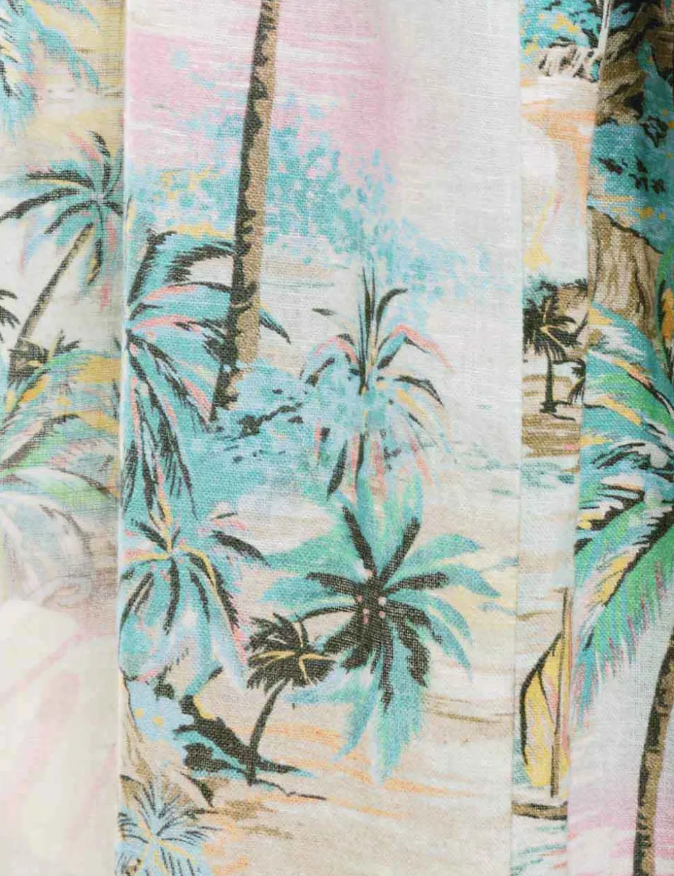 Vacay Puff Sleeve Crop Top